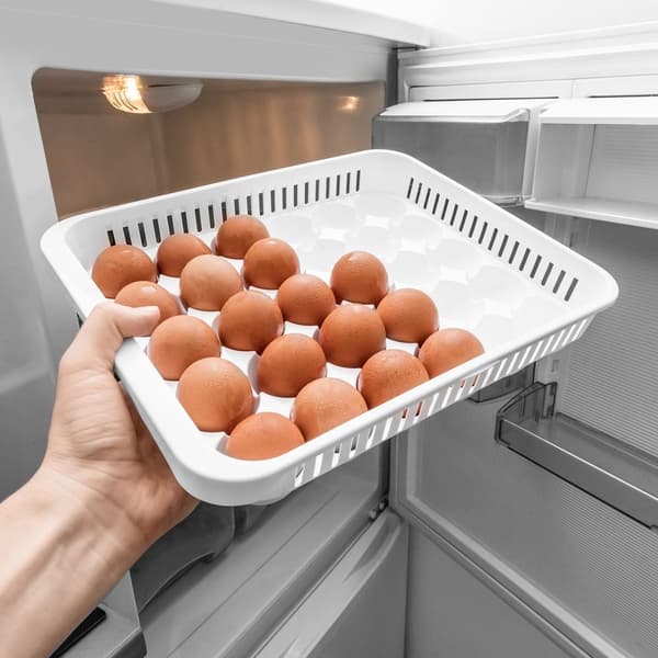 Eggoppbevaring: Lett, holdbar og har plass til 30 egg