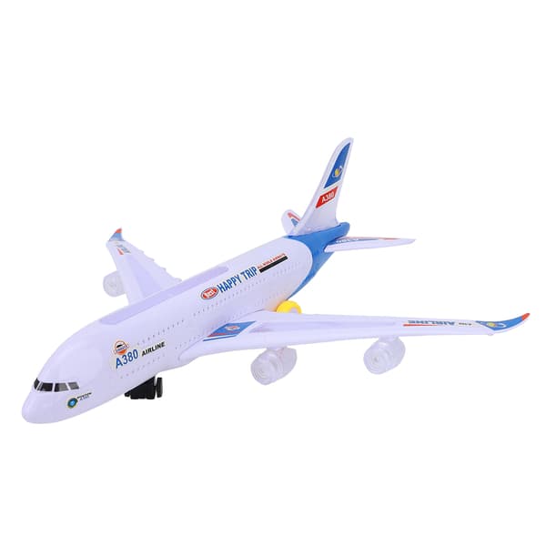 A380 fly 43 cm langt elektrisk modelfly med lyd og lys børnelegetøj Modelfly