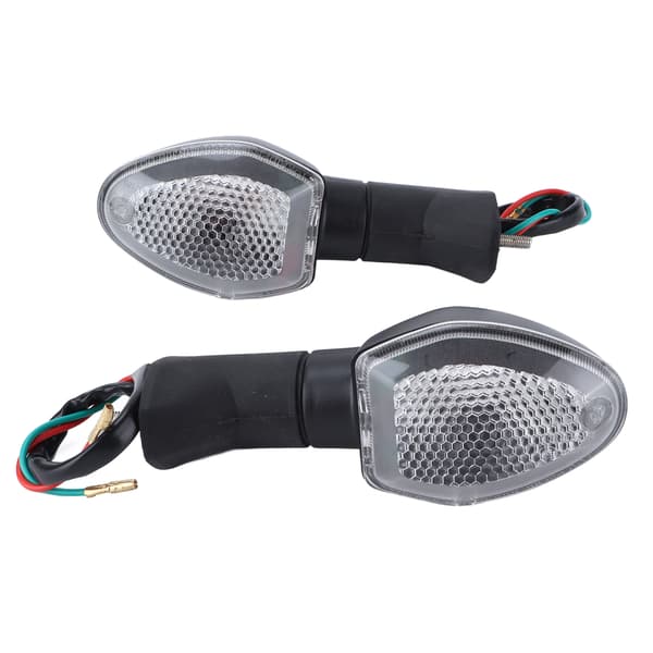 Motorcycle Turn Signal Indicator Replacement - 2pcs Clear Turn Signals for Suzuki