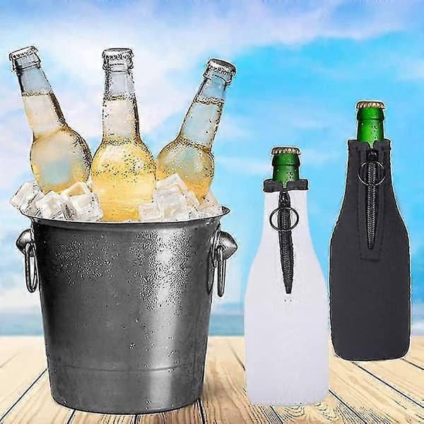 Olutpullonsuoja Neopreeni Olutjääähdytin Suoja Eristys Vetoketjulla 12 / 330ml Pulloille
