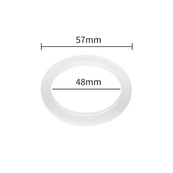 Tetningsring til DeLonghi kaffemaskin / hvit silikonpakning