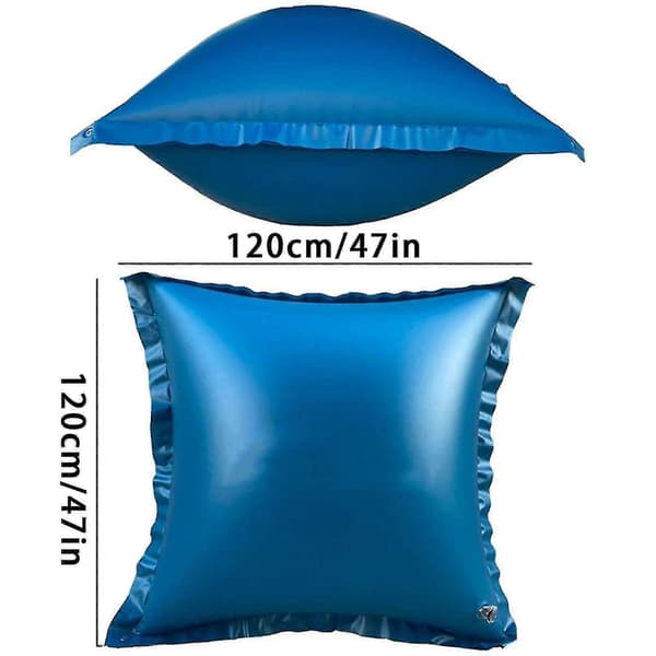 Krockkuddar Pool Slitstarkt Skydd Kudde Köldtålig 120 X 120 Cm Pvc Blå Vinterförvaring Vinterstängningskuddar