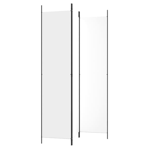 vidaXL Romdeler 3 paneler hvit 150x220 cm stoff Vit 3310