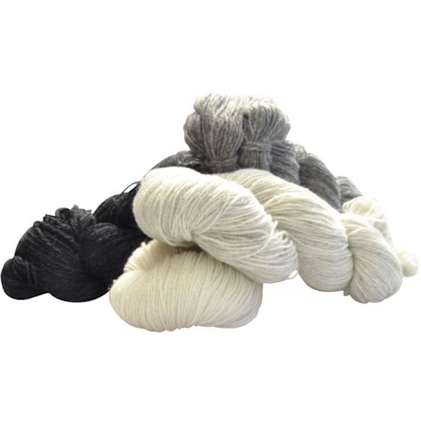 4-ply wool yarn - Swedish-made Natural one size beige beige