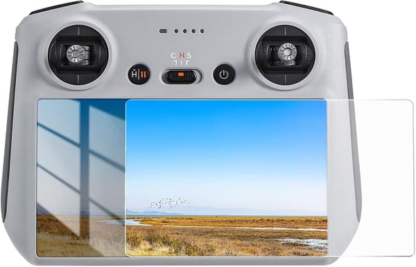 Skærmbeskytter til DJI RC 2/RC-controller, HD mat hærdet glas 9H hårdhed til DJI Mini 4 Pro/Mini 3/Mini 3 Pro drone tilbehør (2-pak)