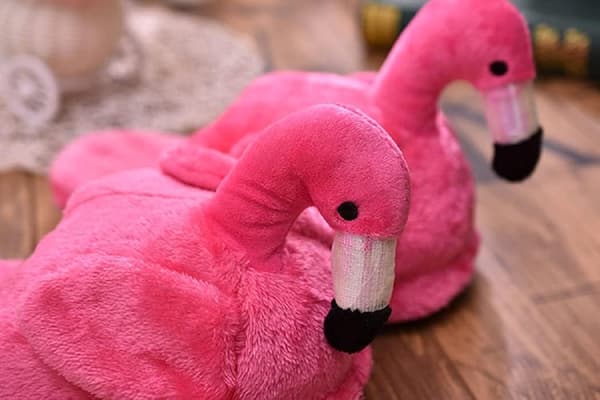 Flamingo Hjemmesko til Kvinder Plys Dyre Hjemmesko