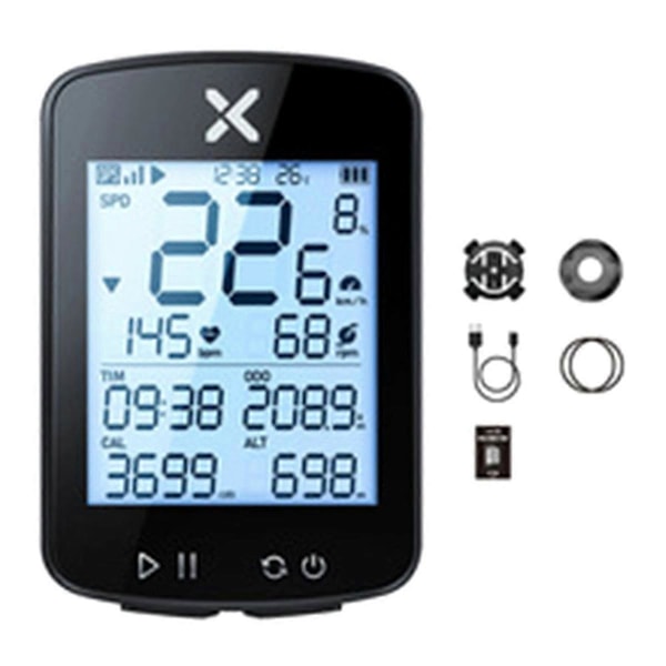 XOSS G2 Plus GPS-pyörätietokone langaton nopeusmittari polkupyörään