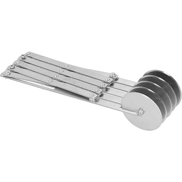 Pizzacutter, multi-wheel pizza cutter in stainless steel Dough Pastry Bread Cutting Tool Kitchen Baking Tool (5 wheels)