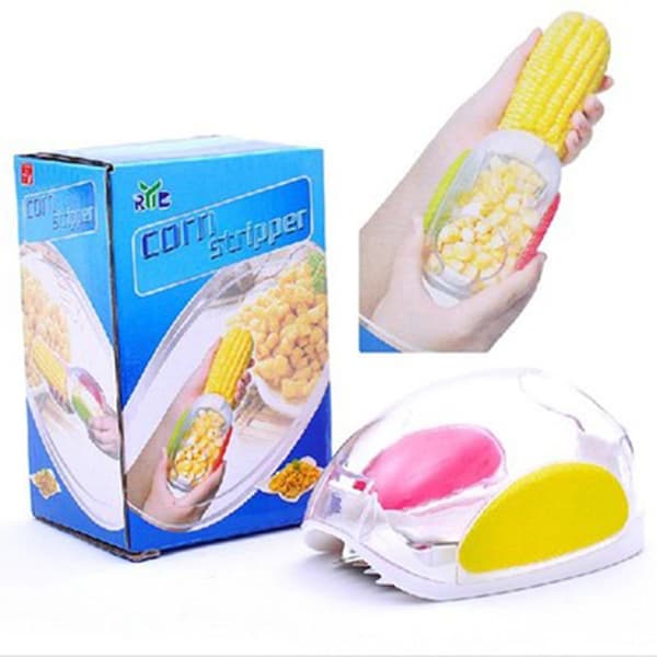 Practical Corn Peeler Kitchen Utensil Rosa