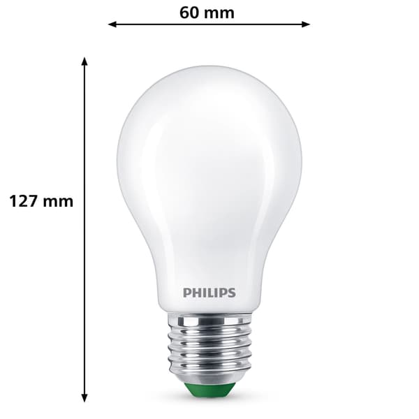 LED E27 Normal 4W (60W) Himmeä 840lm 2700K Energialuokka A