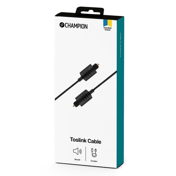 Optisk Toslink-kabel 3,0 m