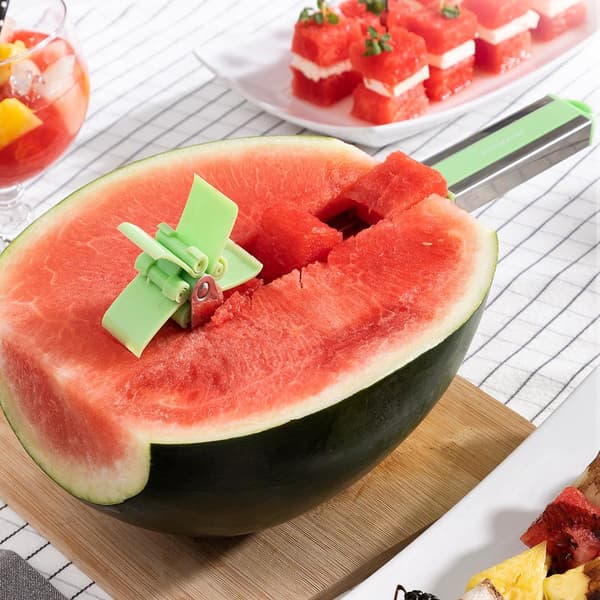 Kubesnitter for Vannmelon Grön green