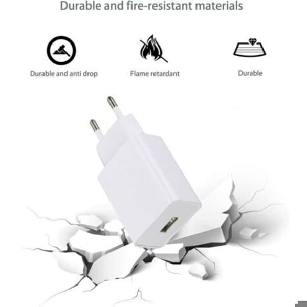 USB Wall Adapter - LUSKYKA® - 2-Pack Charger - 5V/2A Output - Compatible with iPhone and Samsung