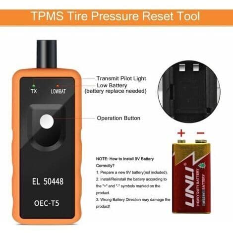 TPMS-læringssystem Dækventilaktivator til OPEL GM EL-50448