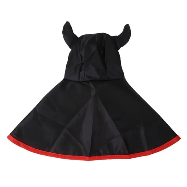 Dog Halloween Wizard Cape and Witch Hat Costume for Pets, 31cm