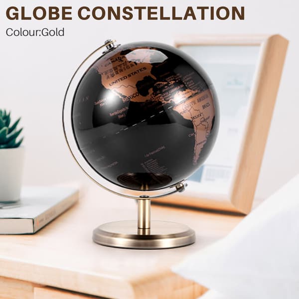 Globe Constellation Map Globe for Table Decorations Office Decoration Accessories (Gold)