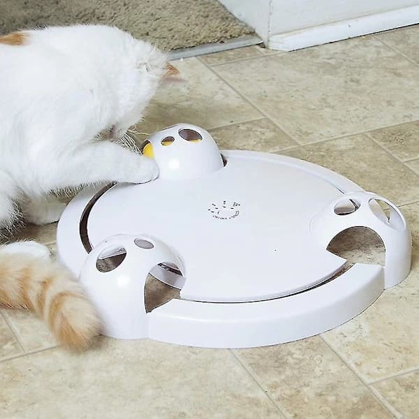 Pounce Cat Toy, Interactive Automatic Toy Adjustable Electronic Battery Operated Toy