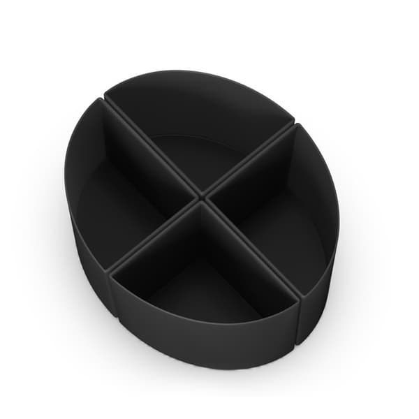 Silicone Slow Cooker Liner, Reusable Divider, Black, Easy Clean