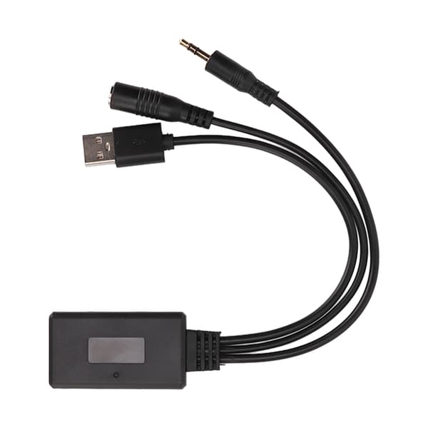 Professional Car Bluetooth 5.0 Aux Input Cable USB Adapter with Microphone, Replacement for Hyundai 0.1 0.1