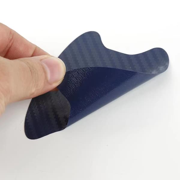 4X Bildørhåndtakbeskyttelse 3D Karbonfiber 6,8 x 8,5 cm - Ripebeskyttelse og Støvbeskyttelse