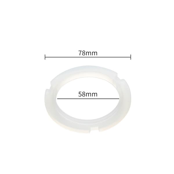 Sealing ring for Barsetto coffee machine / white silicone gasket Ø