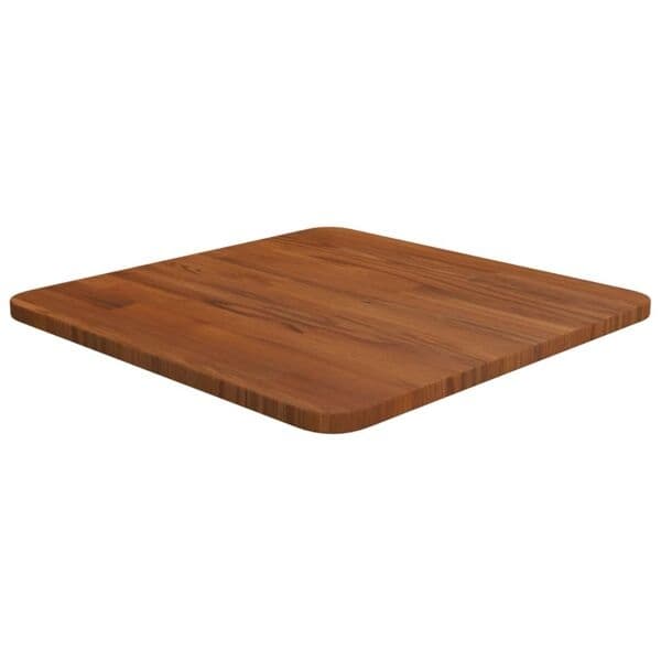 vidaXL Square Table Top Dark Brown 40x40x1.5cm Treated Solid Oak Brun 2160