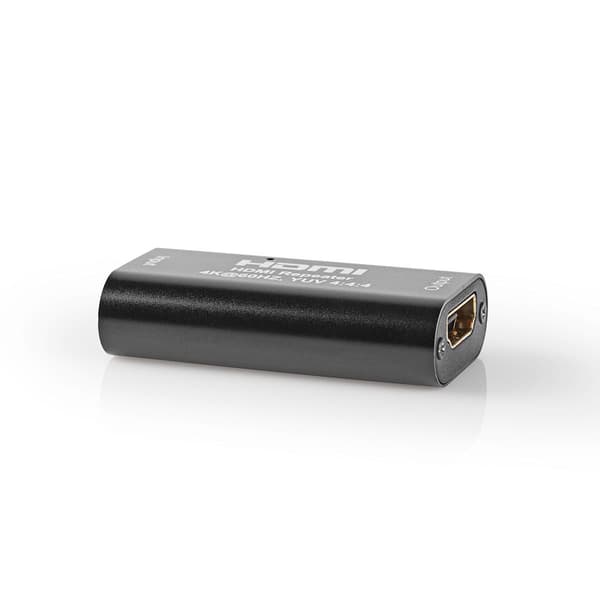 HDMI™-repeater | 40,0 m | 4K@60Hz | 18 Gbps | Metal | Antracit