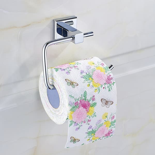 Vægmonteret toiletpapirholder SUS 304 rustfrit stål krom