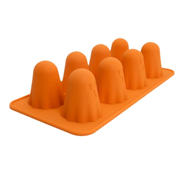 Giftfrie spøkelser form silikonformer for DIY-dessert Halloween-tema feiring
