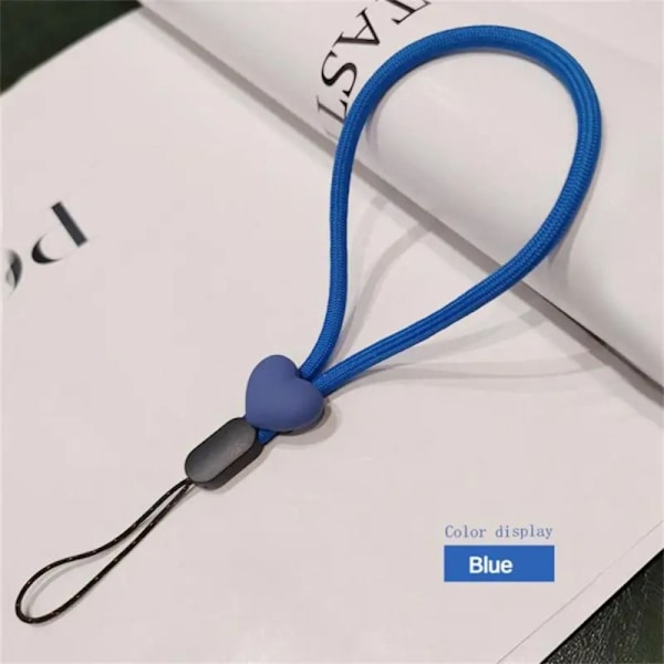 Mobiltelefonrem Elastisk Mobiltelefon Lanyard BLÅ blue
