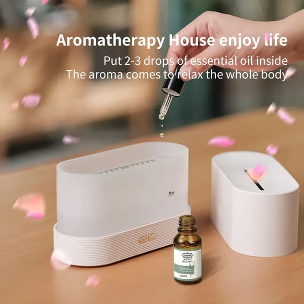 Aromaterapi-diffuser med nattlys, 180ml, 4.5W