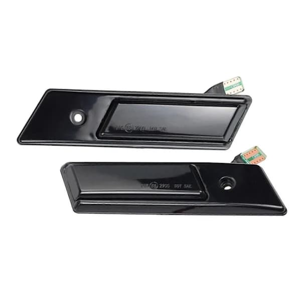 Sidemarkeringsblinklys til 3 5 7-serien E32 E34 E36 1990-1996 LED Sekventiel Lampe Dynamisk Bl[co]