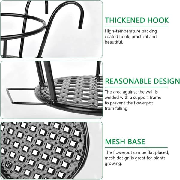 Outdoor Storage Rack - Round Planter - 1712 cm, 3 Pieces