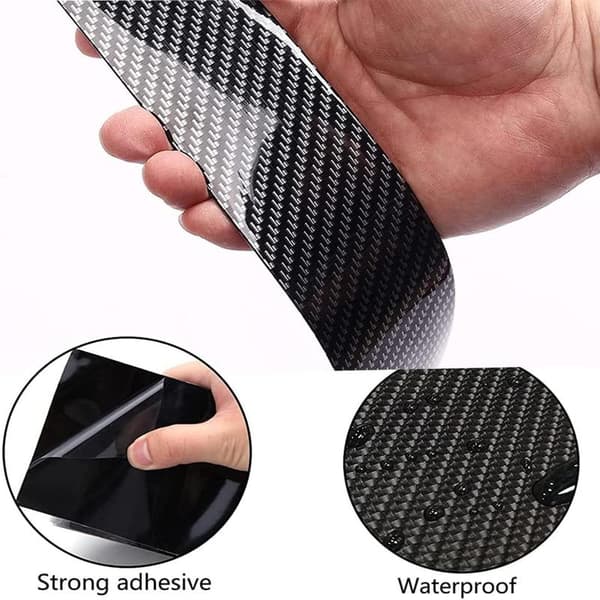 10M Carbon Fiber Sticker Bumper Protector, Waterproof Self-Adhesive