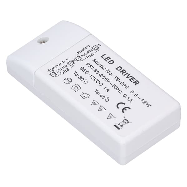 LED Power Supply Driver IP67 Waterproof LED Light Transformer for Indoor Outdoor 85‑265V Input