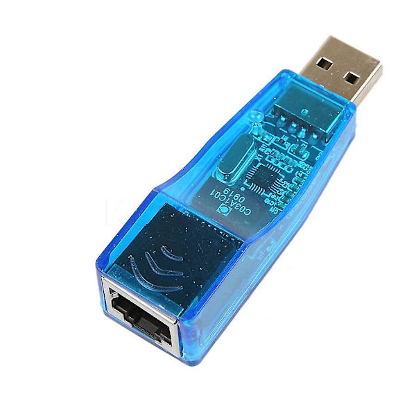 RJ45 USB-adapter LAN-kort Ethernet-adapter Nätverk 10/100 Mbps för Laptop PC
