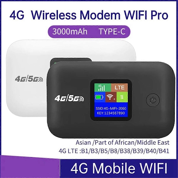 A8 4G Lte -reititin langaton Wifi kannettava modeemi 3000mAh mini ulkokäyttöön tarkoitettu hotspot tasku Mifi 150mbps