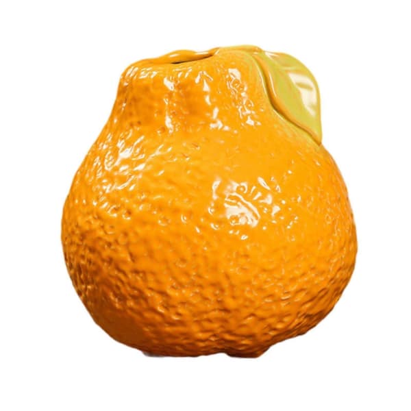 Fruit-shaped ceramic vase for plants and flowers, wedding table and home decor