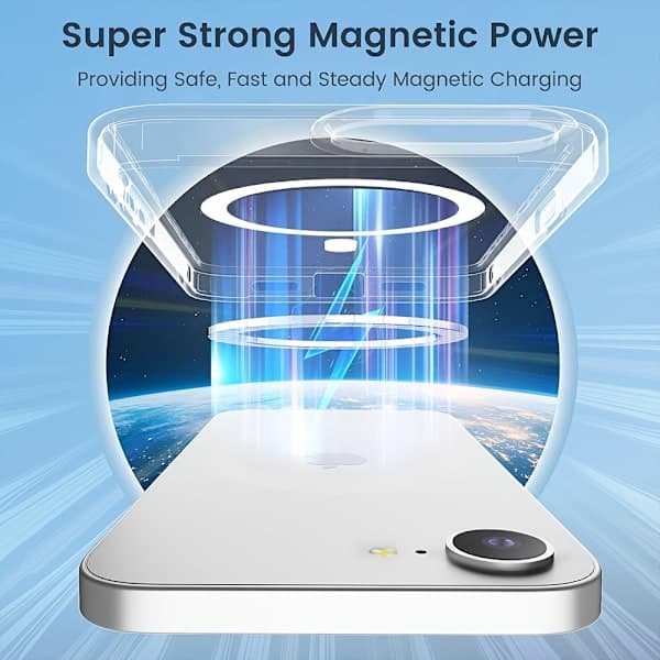 iPhone 16e Magnetic Phone Case Magsafe Compatible Transparent