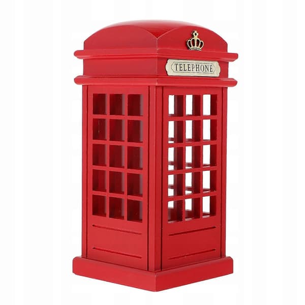 Strumpfyld Godis Telefonboks Spargris