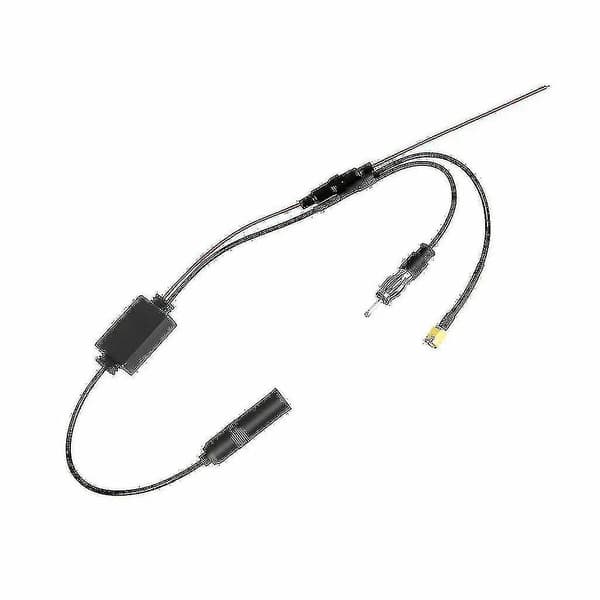 DAB-antenne, DAB-splitter, SMB-adapter, AM/FM-antennesignalforsterker