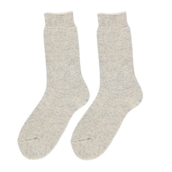 Merinouldsstrømper størrelse 37-41 - Beige