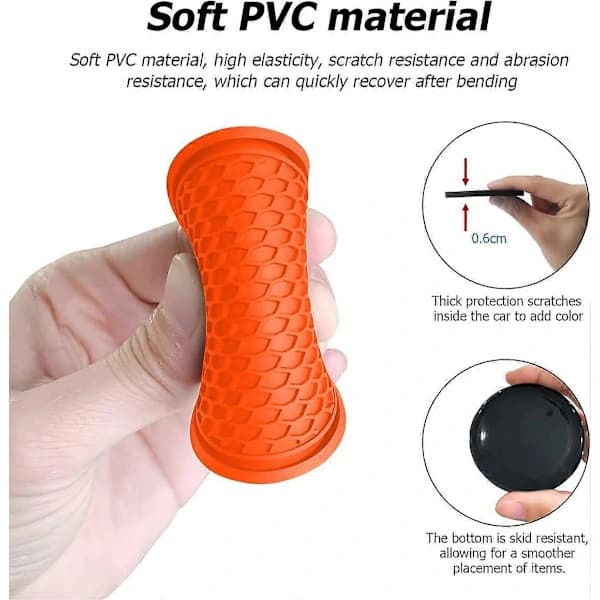 4-pack Car Cup Holder Coasters, 7cm Non-slip Silicone Auto Insert Cup Coasters