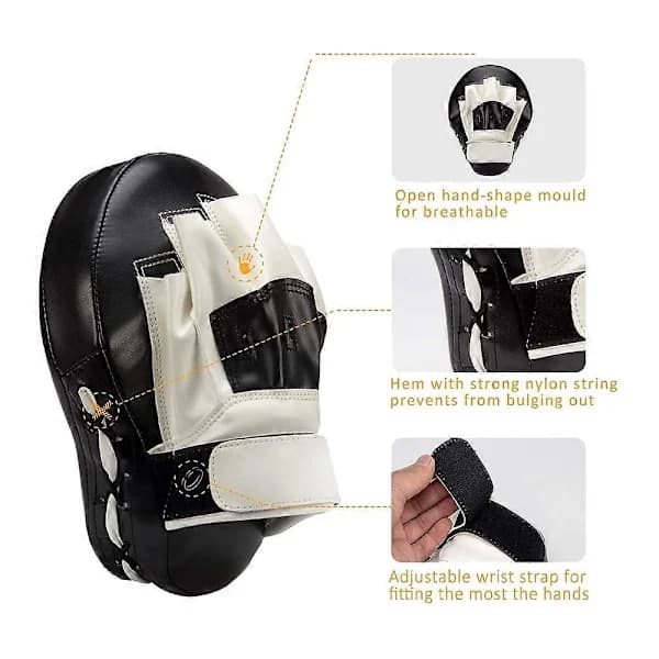 Focus Boxing Gloves in Leather for Focus Mitts, Heavy Bag Training, Muay Thai & Sparring