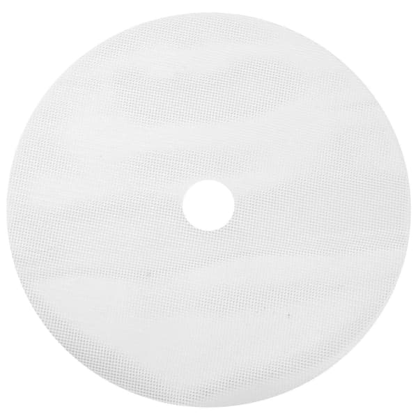 8 stk. runde silikoneplader til dehydrator, non-stick frugttørremåtter, genanvendelig dampmåtte mesh S White