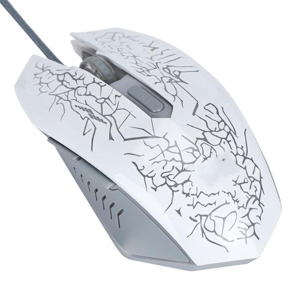 USB Kablet Gamingmus med Illuminert Pustelys 2400/1800/1200/800 DPI 3500FPS for Gamere