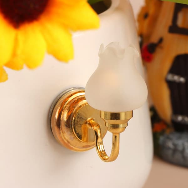 Dollhouse Miniature Wall Lamp LED Light Desk Lamp Wall Light[LD]
