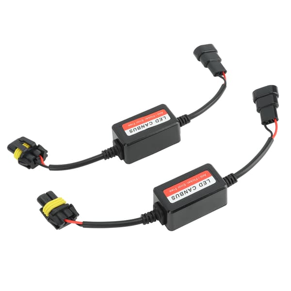 2 STK frontlysdekoder 12V 4A feilkodevarslingskansellerer for 9005 9006 9012 plugg LED frontlys tåkelys