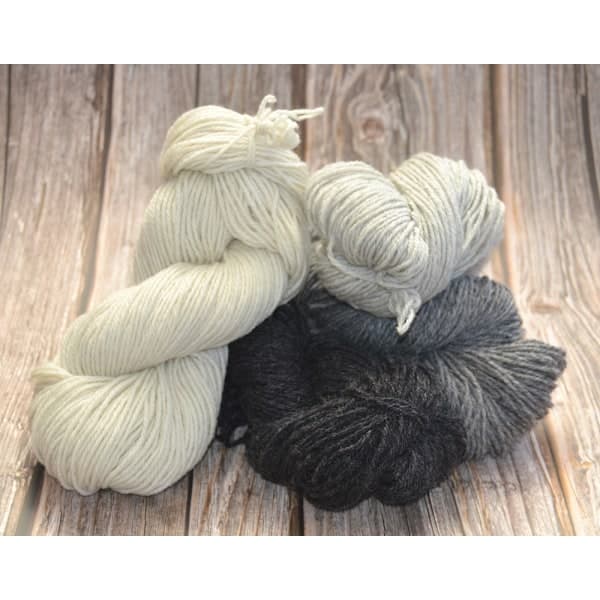 4-ply wool yarn - Swedish-made Natural one size beige beige