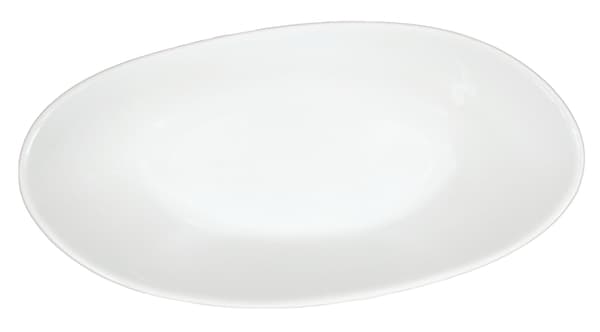 Stor Porcelænsskål - Oval - 3-pak Vit 4500
